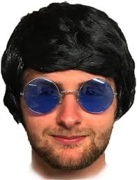 Smiffys Britpop Wig, Brown , 1990's Fancy Dress, Adult Dress Up Wigs :  Smiffys: Amazon.co.uk