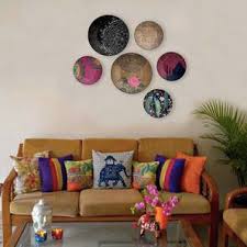 Magnolia large platter wall décor beautiful floral wall. Wall Plates Buy Wall Plates Online At Best Prices 2021 Designs Urban Ladder