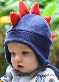 Dino Mite Fleece Hat Pattern Kids Fleece Hats Hat Patterns To Sew