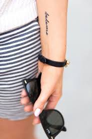 Small wrist quote tattoos are really popular. Word Arm Tattoos For Women Word Tattoo Ideas For Women