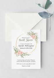 Sweet Bridal Shower Feminine Bridal Shower Wreath Bridal Etsy Bridal Shower Invitations Templates Feminine Wedding Invitations Wedding Invitations