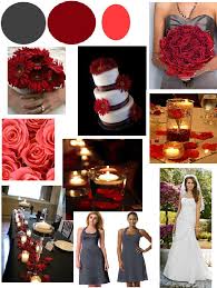Red Pink And Charcoal Weddingbee Photo Gallery Red Grey Wedding Red Wedding Gray Weddings