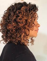 Curly red hair with dark roots. 15 Prettiest Balayage Colors For Curly Hair Styledope