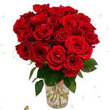 Mazzo realizzato con 100 rose rosse della migliore qualita', fogliame decorativo e nastro rosso. Le Gif Di Fiori Bellissimi Mazzi Boccioli Di Fiori