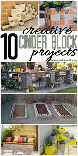Our miniature cinder blocks are by far our most popular item. 10 Creative Outdoor Projects Using Cinder Blocks Kelly Leigh Creates