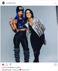 Sasha banks' instagram makeup tutorial for the nasty, lacey evans. Interesting Sasha Banks Ig Post I Refuse To Believe It But She Knows How To Stir Conversation Squaredcircle