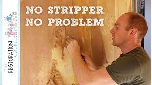 Stripping Wallpaper Without Steam Youtube