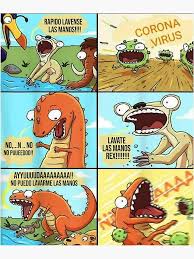 Lavate las manos Rex Sticker