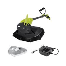 These winter weather tools range in size and power, and depending on the model, they can clear everything from a light dusting of snow to a blizzard. Sun Joe 24v Gt10 Lte 24 Volt Ion Cordless Lightweight Stringless Grass Trimmer Kit 10 Inch W 2 0 Ah Batterycharger