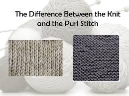 We are proud stockists of brands such. The Difference Between The Knit And The Purl Stitch Ppt Download