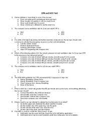 Here are a few practice cpr test questions to help get you up to speed (check here for bls test prep questions). Cpr And Aed Test By Molly S Marvelous Materials Tpt