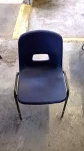 Blue Plastic School Chair With Rectangular Hole Dark Grey Legs United Kingdom Gumtree School Chairs Chair Rectangular
