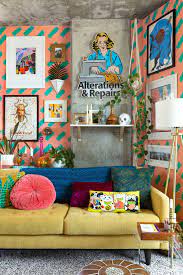 A Colorful Maximalist Chicago Loft Has Maybe The Best Diy Patterned Paint Job Home Decor Interior Design Decor