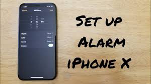 Go to settings > sounds, or settings > sounds & haptics, and make sure ringer and alerts is set to a reasonable volume. How To Set Up Alarm Iphone X Youtube