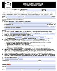 The hardship declaration form is available in english and spanish here: Free California 60 Day Notice To Quit Month To Month Tenancy Over 1 Year Pdf