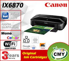View other models from the same series. Canon Pixma Ix6870 A3 Single Function Wireless Network Color Inkjet Printer Lazada