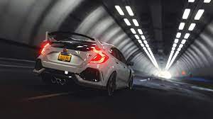 Honda Civic Type R Honda Type R Honda Tunnel Race 4k Wallpaper Hdwallpaper Desktop Honda Civic Type R Honda Type R Honda Civic