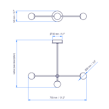 Learn useful list of 700+ common verbs in english with example sentences and esl printable worksheets. Elegant Design Chandelier With 3 Glass Globes On Brass Rods Casa Lumi