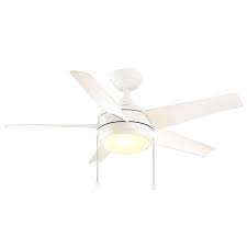 Get free shipping on qualified white ceiling fans or buy online pick up in store today in the lighting department. Home Decorators Collection Windward 44 Inch Led Indoor Matte White Ceiling Fan With Light The Home Depot Canada