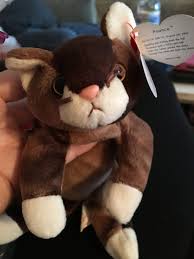 Rare New Beanie Babies Ty Pounce Cat W Wrong Name Puffer 6 Etsy