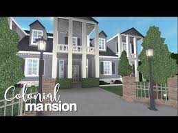 Bloxburg Colonial Mansion Youtube Colonial Mansion Mansions House Blueprints 100k bloxburg house mansion speed build. bloxburg colonial mansion youtube