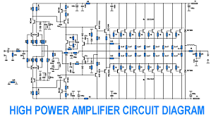 Voltage amplifier circuit and power amplifier circuit. 700w Power Amplifier With 2sc5200 2sa1943 Rangkaian Elektronik Teknologi Elektronik