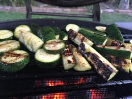 How to charcoal grill zucchini. Zucchini