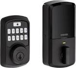 Aura Bluetooth Keypad Smart Lock with SmartKey - Iron Black Weiser