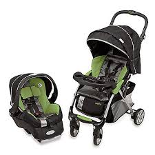 Evenflo Featherlite 400 Stroller With Embrace 35 Car Seat In Aloe Green Travel System Stroller Car Seats