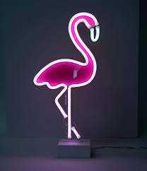 Pink Flamingo Neon Led Light Unique Vintage Flamingo Room Decor Neon Room Decor Neon Room