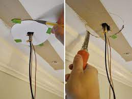 To lower a light fixture, you can. How To Replace Fluorescent Lighting With A Pendant Fixture Young House Love