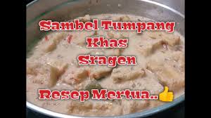 About press copyright contact us creators advertise developers terms privacy policy & safety how youtube works test new features press copyright contact us creators. Sambel Tumpang Khas Sragen Resep Mertua Youtube