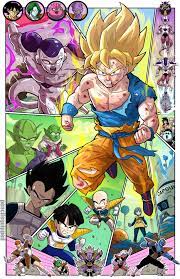 The manga volumes that it is made up of are &quot;the wrath of freeza&quot;, &quot;goku vs. Artstation Dragon Ball Z Namek Saga Pencil Equipped