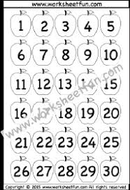 Number Chart 1 30 Free Printable Worksheets Worksheetfun