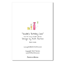 Tailored to tickle the funny bone of a jokester or warm the heart of a sensitive soul, your card speaks your message to the honored recipient every time they read it again. Happy Birthday Card Doodle S Birthday Cake Paradis Terrestre