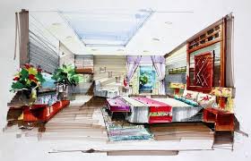 Learn how to draw the inside of a room with correct perspective drawing techniques. Pin By Noran Abdelwahed ÊšÉž On Design Techniques And Ideas Interior Design Renderings Interior Design Drawings Interior Design Sketches