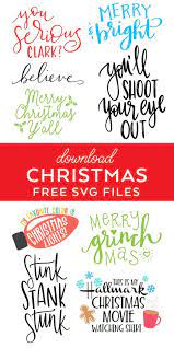 Download Best Free Christmas Svg Files Pineapple Paper Co
