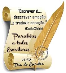 Resultado de imagem para dia do escritor