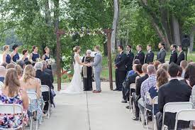 Beautiful Day For An Outdoor Wedding Ceremony By The Ct River Glastonburyboathouse Waterfron Waterfront Wedding Venue Waterfront Wedding Boathouse Wedding