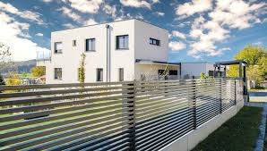 Aluzaun Zaunidee Selbermachen Modern Alu Zaun Eingangstor Design Zaun