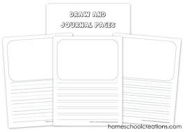 Draw And Journal Pages Printable Journal Pages Printable Kids Journal Homeschool Writing