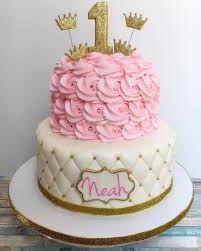 First Birthday Happy Cake Images For Girls No Photo Description Available Pink Birthday Cakes 1st Birthday Cake For Girls Birthday Cake Girls