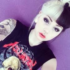 Black And Teal Hair Half And Half Split Dye Fringe Cabelo Preto E Branco Cabelo Colorido Cabelo Preto