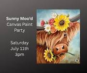 Sunny Moo'd - Canvas Paint Party