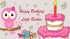 Happy birthday glitter gifs easy to share on social media. Happy Birthday Little Brother Image Wishes General Video Animation Youtube