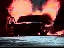 Animated gif images of fire and flame. Burning Car Gifs Tenor