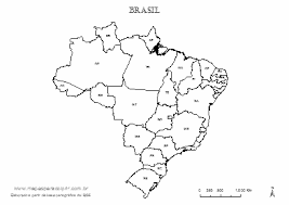 Desenhos de mapas fáceis de imprimir. Mapas Do Brasil Para Colorir