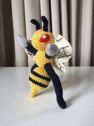 Beedrill Pattern By Edward Yong Pokemon Crochet Pattern Stuffed Animal Patterns Crochet Pokemon