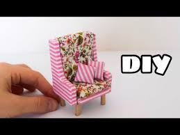 Minyatur Koltuk Yapimi Kendin Yap Barbie Koltuk Yapimi Youtube Barbie Minyaturler Kendin Yap