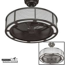 A perfect choice of rooms between 80 sq. 11 Eye Catching Cage Enclosed Ceiling Fans You Ll Love Advanced Ceiling Systems